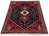 Morgenland Wollteppich Abadeh Medaillon 120 x 77 cm, rechteckig, 1 mm Höhe, Handgeknüpft