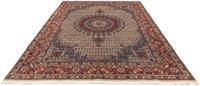 Morgenland Wollteppich Moud Felder Rosso scuro 292 x 204 cm, rechteckig, 1 mm Höhe, Unikat mit Zertifikat
