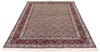Morgenland Wollteppich Sarough Blumenmuster Blu scuro 300 x 248 cm, rechteckig, 1 mm Höhe, Unikat mit Zertifikat