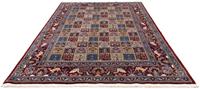 Morgenland Wollteppich Moud Felder Rosso scuro 300 x 200 cm, rechteckig, 1 mm Höhe, Unikat mit Zertifikat