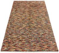 Morgenland Wollteppich Streifen Multicolore 182 x 114 cm, rechteckig, 0,8 mm Höhe, Handgeknüpft