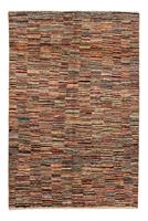 Morgenland Wollteppich Streifen Multicolore 175 x 118 cm, rechteckig, 0,8 mm Höhe, Handgeknüpft
