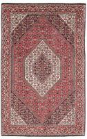 Morgenland Wollteppich Bidjar Medaillon 176 x 109 cm, rechteckig, 1,5 mm Höhe, Unikat mit Zertifikat