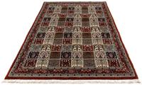 Morgenland Wollteppich Moud Felder 240 x 183 cm, rechteckig, 1 mm Höhe, Unikat mit Zertifikat