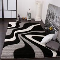 Paco Home Loper Diamond 760 Tapijtloper, korte pool, 3D-design, modern golvenmotief, ideaal in de hal & slaapkamer