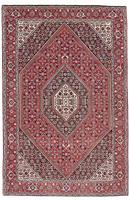 Morgenland Wollteppich Bidjar Medaillon 135 x 72 cm, rechteckig, 1,5 mm Höhe, Handgeknüpft