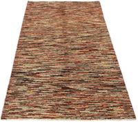 morgenland Wollteppich "Streifen Multicolore 182 x 114 cm", rechteckig, Handgeknüpft
