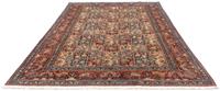 Morgenland Wollteppich Moud Felder Rosso chiaro 304 x 200 cm, rechteckig, 1 mm Höhe, Unikat mit Zertifikat