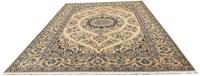 Morgenland Wollteppich Nain 9la Medaillon Beige 350 x 245 cm, rechteckig, 0,6 mm Höhe, Unikat mit Zertifikat
