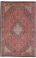 Morgenland Wollteppich Bidjar Medaillon 175 x 108 cm, rechteckig, 1,5 mm Höhe, Unikat mit Zertifikat
