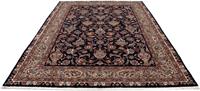 Morgenland Wollteppich Kaschmar Blumenmuster Beige 299 x 200 cm, rechteckig, 1 mm Höhe, Unikat mit Zertifikat