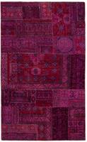 Morgenland Wollteppich Kazak Patchwork 234 x 145 cm, rechteckig, 0,6 mm Höhe, Unikat mit Zertifikat