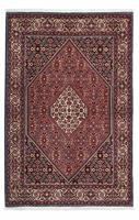 Morgenland Wollteppich Bidjar - Zanjan Medaillon Rosso 210 x 136 cm, rechteckig, 1,5 mm Höhe, Unikat mit Zertifikat