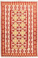 Morgenland Wollteppich Kelim Fars Durchgemustert 235 x 158 cm, rechteckig, 0,4 mm Höhe, Wendeteppich