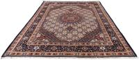 Morgenland Wollteppich Moud Medaillon Blu scuro 298 x 206 cm, rechteckig, 1 mm Höhe, Unikat mit Zertifikat