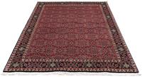 Morgenland Wollteppich Bidjar - Zanjan Stark Gemustert Rosso 206 x 140 cm, rechteckig, 1,5 mm Höhe, Unikat mit Zertifikat