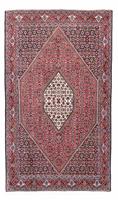 Morgenland Wollteppich Bidjar Medaillon 180 x 109 cm, rechteckig, 1,5 mm Höhe, Unikat mit Zertifikat