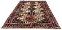 Morgenland Wollteppich Yalameh Durchgemustert Marrone 291 x 212 cm, rechteckig, 1 mm Höhe, Unikat mit Zertifikat