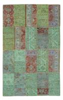 Morgenland Wollteppich Patchwork Patchwork 275 x 182 cm, rechteckig, 0,8 mm Höhe, Handgeknüpft