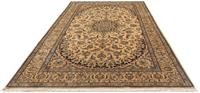 Morgenland Wollteppich Nain 9la Medaillon Beige 305 x 191 cm, rechteckig, 0,6 mm Höhe, Unikat mit Zertifikat
