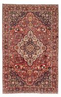 Morgenland Wollteppich Bachtiar Medaillon Rosso 326 x 214 cm, rechteckig, 1 mm Höhe, Unikat mit Zertifikat