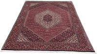 Morgenland Wollteppich Bidjar Medaillon 202 x 131 cm, rechteckig, 1,5 mm Höhe, Unikat mit Zertifikat