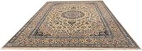 Morgenland Wollteppich Nain 9la Medaillon Beige scuro 344 x 245 cm, rechteckig, 0,6 mm Höhe, Unikat mit Zertifikat