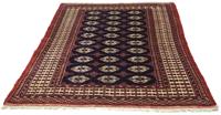 Morgenland Wollteppich Turkaman Durchgemustert Rosso 186 x 139 cm, rechteckig, 0,8 mm Höhe, Handgeknüpft