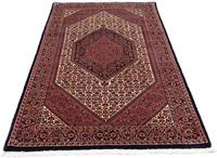 Morgenland Wollteppich Bidjar Medaillon 199 x 103 cm, rechteckig, 1,5 mm Höhe, Unikat mit Zertifikat