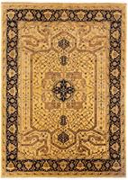 Morgenland Wollteppich Ziegler Medaillon Oro 348 x 278 cm, rechteckig, 0,6 mm Höhe, Unikat mit Zertifikat