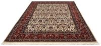 Morgenland Wollteppich Moud Blumenmuster Beige 292 x 198 cm, rechteckig, 1 mm Höhe, Unikat mit Zertifikat