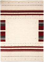 Morgenland Wollteppich Loribaft Bordüre Beige 350 x 248 cm, rechteckig, 1,5 mm Höhe, Unikat mit Zertifikat