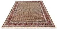 Morgenland Wollteppich Moud Medaillon Beige 196 x 149 cm, rechteckig, 1 mm Höhe, Unikat mit Zertifikat