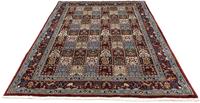 Morgenland Wollteppich Moud Stark Gemustert Beige 195 x 150 cm, rechteckig, 1 mm Höhe, Unikat mit Zertifikat