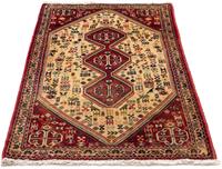 Morgenland Wollteppich Abadeh Medaillon 123 x 78 cm, rechteckig, 1 mm Höhe, Handgeknüpft