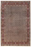 Morgenland Wollteppich Abadeh Medaillon Blu scuro 151 x 99 cm, rechteckig, 1 mm Höhe, Handgeknüpft