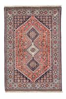 Morgenland Wollteppich Bachtiar Felder Rosso scuro 150 x 102 cm, rechteckig, 1 mm Höhe, Handgeknüpft