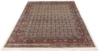 Morgenland Wollteppich Moud Stark Gemustert Beige 242 x 155 cm, rechteckig, 1 mm Höhe, Unikat mit Zertifikat