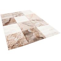 Pergamon Designer Teppich Maui Karo Barock Teppiche beige/braun Gr. 120 x 170