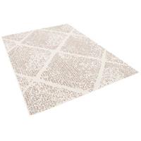 Pergamon In & Outdoor Teppich Campus Pixel Rauten Teppiche beige Gr. 80 x 150