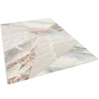 Pergamon Designer Teppich Maui Pastell Marmor Optik Trend Teppiche grau Gr. 80 x 150