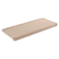 En.casa Stufenmatte 15er Set Treppenmatten 65 x 24 cm Rechteckig Treppenschoner Selbstklebend in verschiedenen Farben beige