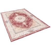 Pergamon Vintage Designerteppich Finesse Orient Medaillon Teppiche rot Gr. 80 x 150