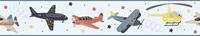 Marburg Kindertapete »Kids Walls«, matt, (1 St), Flugzeug, Hubschrauber, gut lichtbeständig, hochwaschbeständig