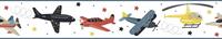 Marburg Kindertapete »Kids Walls«, matt, (1 St), Flugzeug, Hubschrauber, gut lichtbeständig, hochwaschbeständig