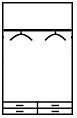 rauch Draaideurkast Kledingkast Kast Garderobe Slaapkamerkast CELLE in 4 breedtes en 2 hoogtes, optioneel met lades made in germany
