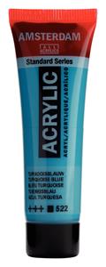 Talens Amsterdam acrylverf - 20 ml - turkooisblauw 522