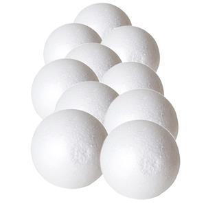 Gerim 40x Stuks piepschuim hobby/DIY ballen/bollen 5 cm -