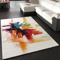 PACO HOME Teppich Modern Splash Designer Teppich Bunt Brush Neu OVP 80x150 cm