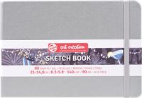 Talens Art Creation schetsboek, shiny silver, ft 21 x 15 cm